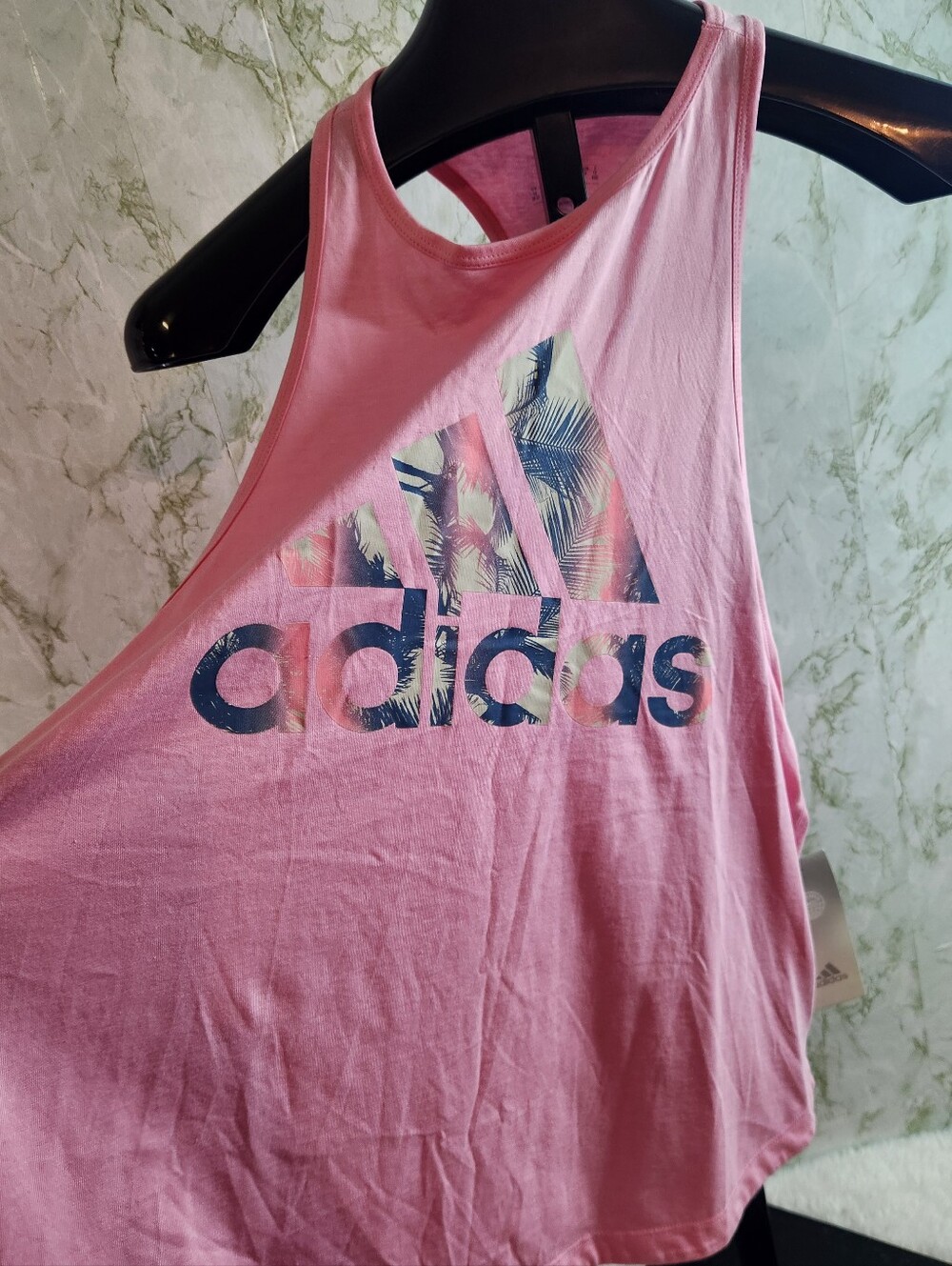 Adidas Tropical Racer Back Tank - Picture 5 of 10